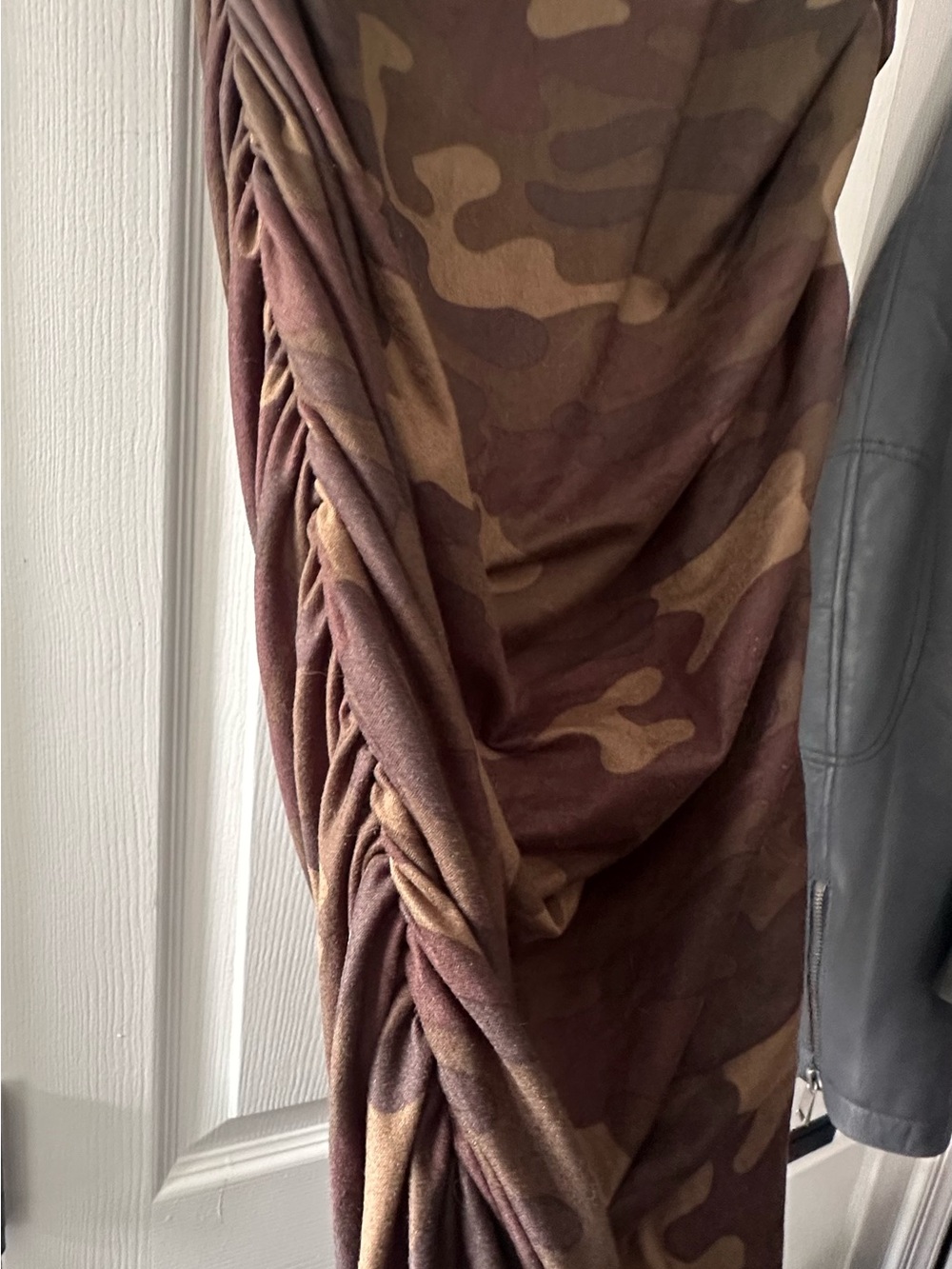 Fashion to Figure Skirt Set/Camo Twist- Brown Olive